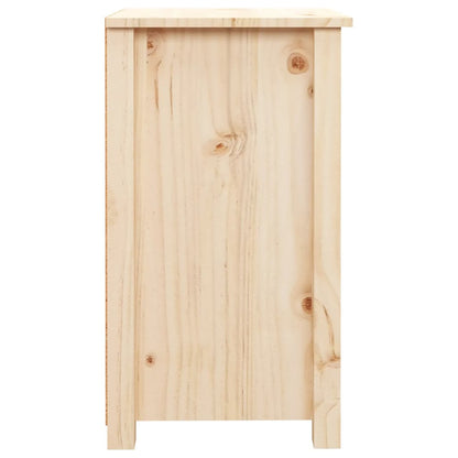 Comodini 2 pz 40x35x61,5 cm in Legno Massello di Pino