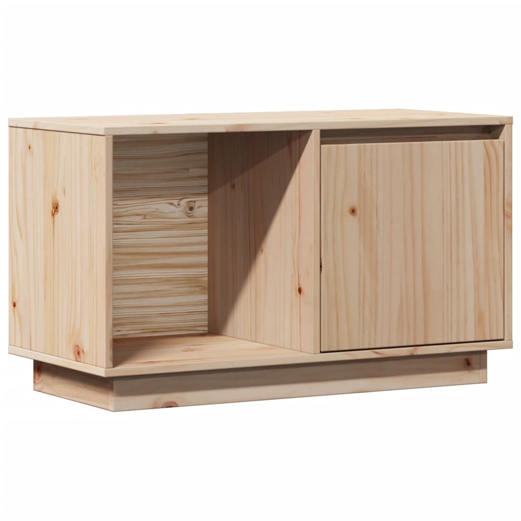 Mobile Porta TV 74x35x44 cm in Legno Massello di Pino - homemem39