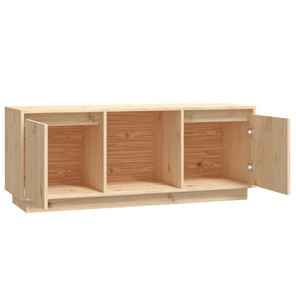 Mobile Porta TV 110,5x35x44 cm in Legno Massello di Pino - homemem39