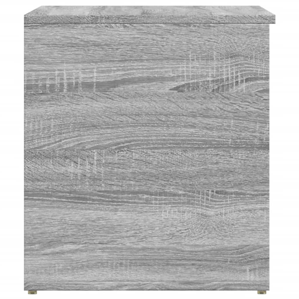 Cassapanca Grigio Sonoma 84x42x46 cm in Legno Ingegnerizzato - homemem39