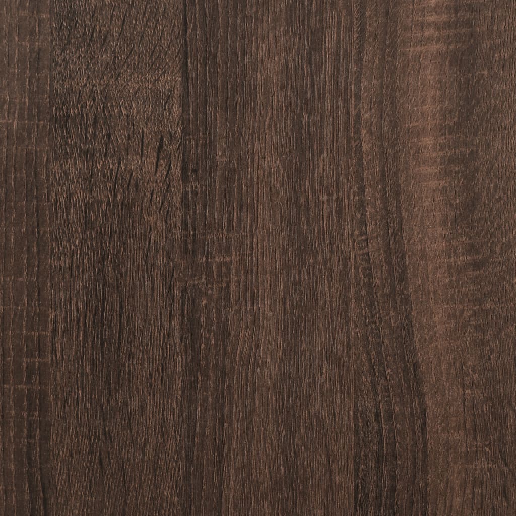 Cassapanca Rovere Marrone 84x42x46 cm in Legno Ingegnerizzato - homemem39