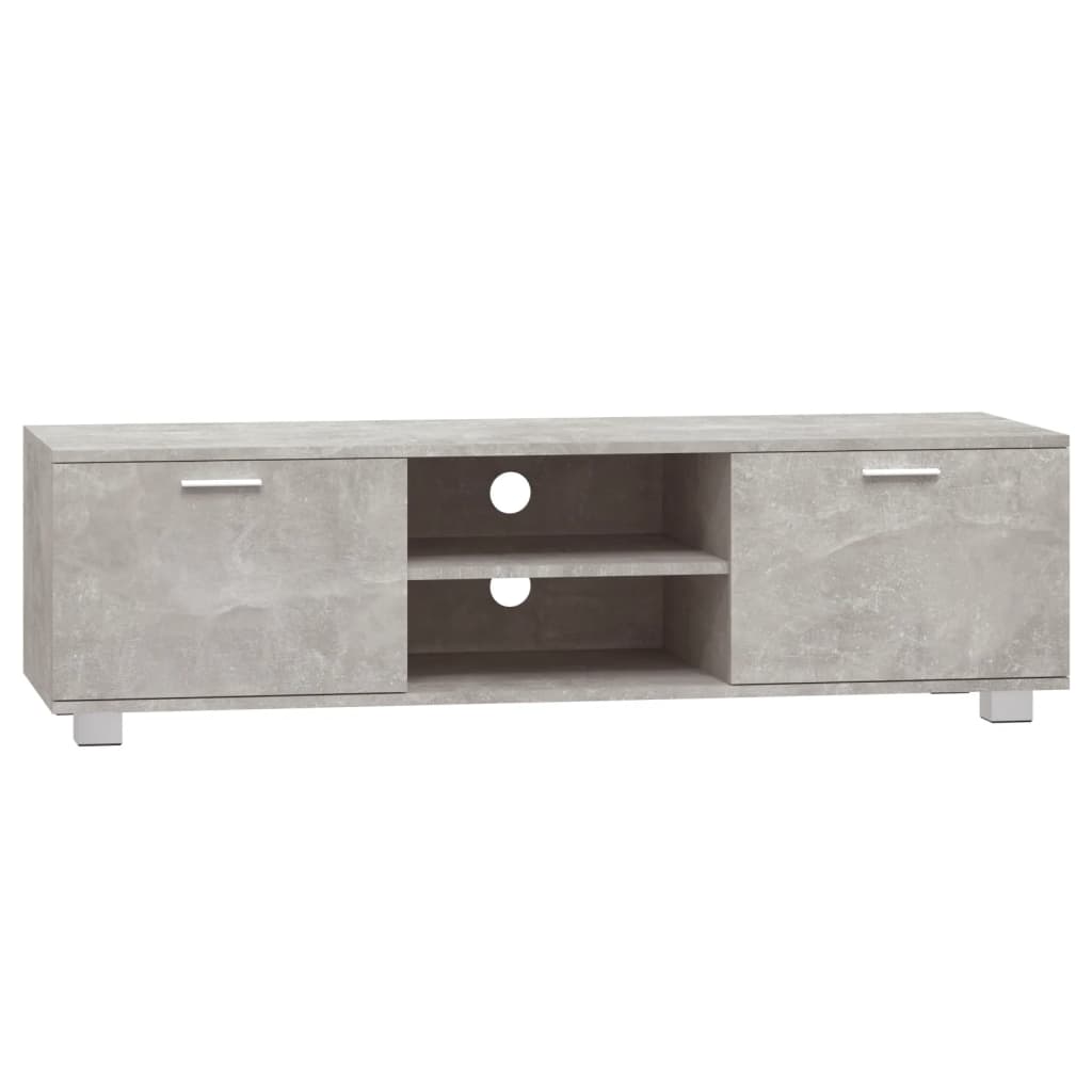 Mobile per TV Grigio Cemento 140x40,5x35 cm Legno Multistrato - homemem39