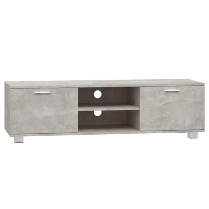 Mobile per TV Grigio Cemento 140x40,5x35 cm Legno Multistrato