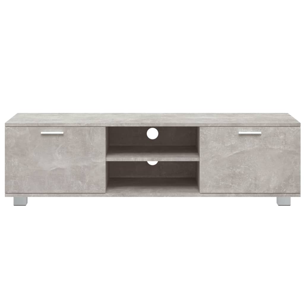 Mobile per TV Grigio Cemento 140x40,5x35 cm Legno Multistrato - homemem39