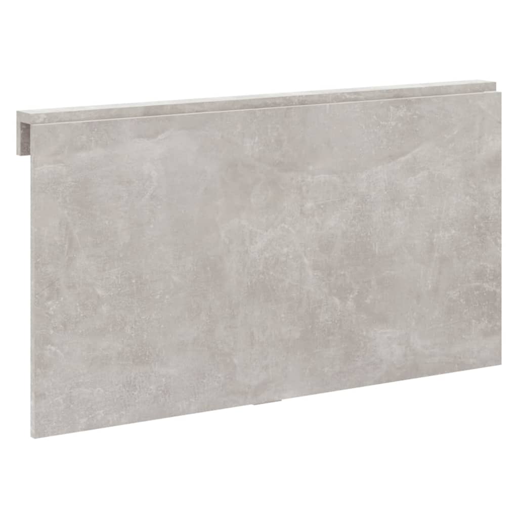 Tavolino Muro Pieghevole Grigio Cemento 100x60x56cm Multistrato - homemem39