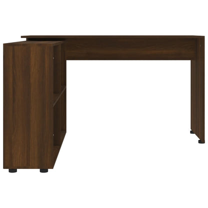 Scrivania ad Angolo Rovere Marrone in Legno Multistrato - homemem39