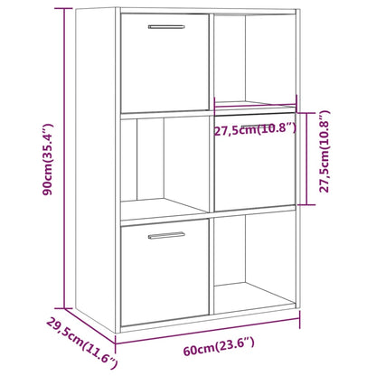 Mobile Contenitore in Rovere Fumo 60x29,5x90 cm