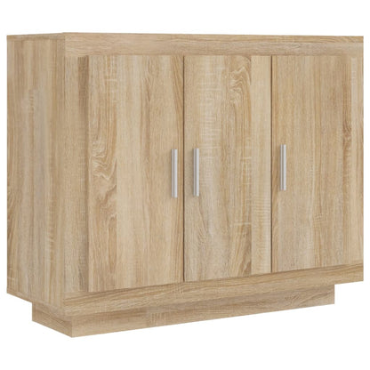 Credenza Rovere Sonoma 92x35x75 cm in Legno Multistrato