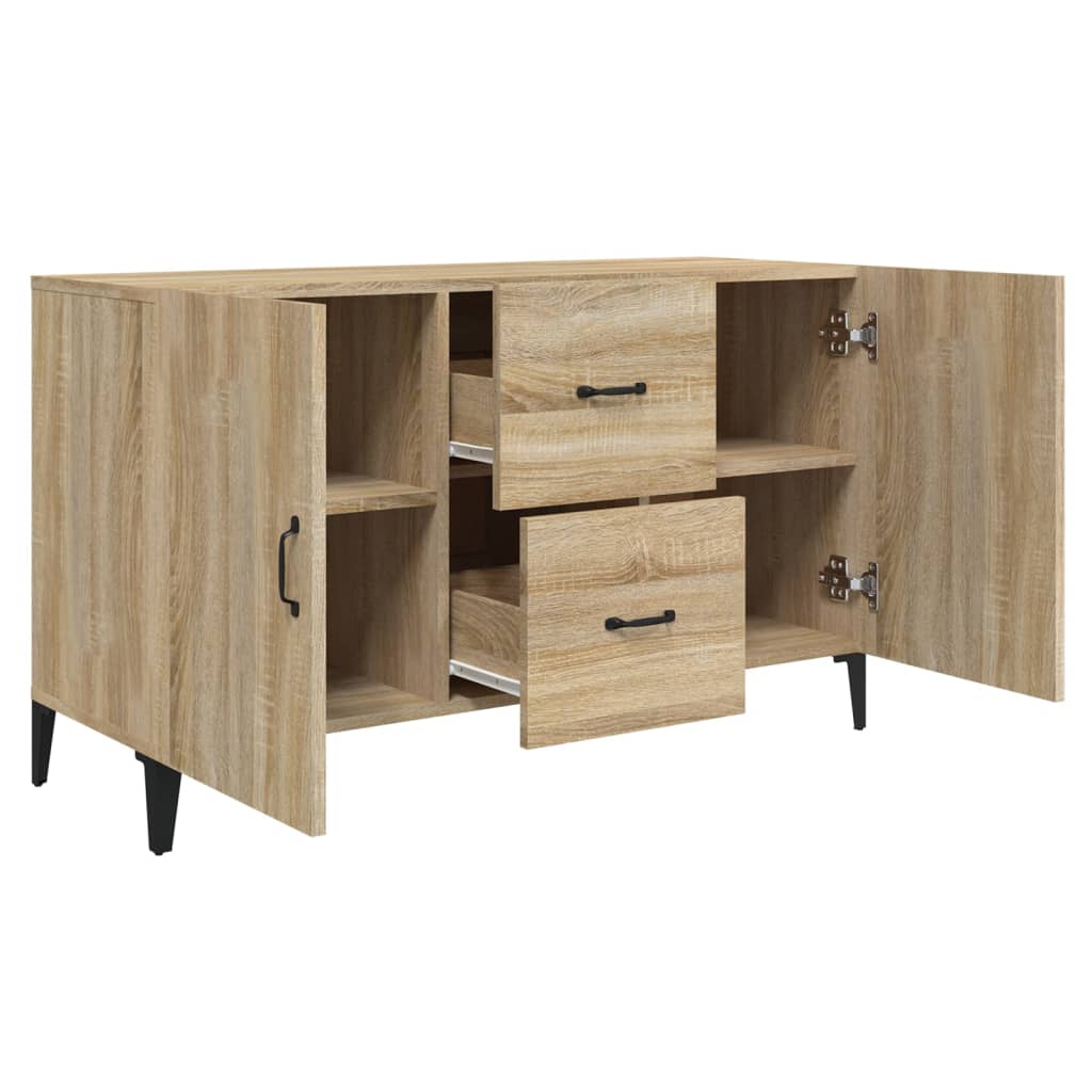 Credenza Rovere Sonoma 100x36x60 cm in Legno Multistrato - homemem39