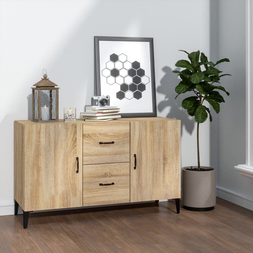 Credenza Rovere Sonoma 100x36x60 cm in Legno Multistrato - homemem39