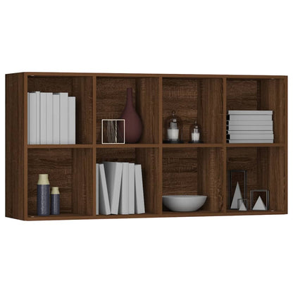 Libreria/Credenza Rovere Marrone 66x30x130 cm Legno Multistrato