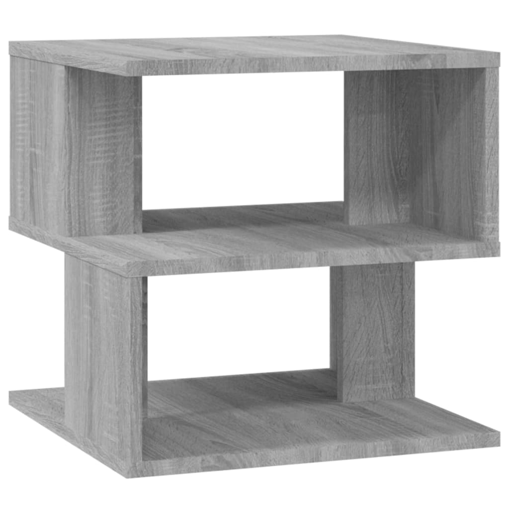 Tavolino Grigio Sonoma 40x40x40 cm in Legno Multistrato - homemem39