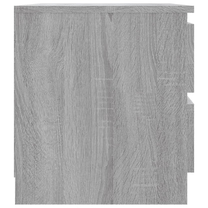 Comodini Grigio Sonoma 2 pz 50x39x43,5 cm in Legno Multistrato - homemem39