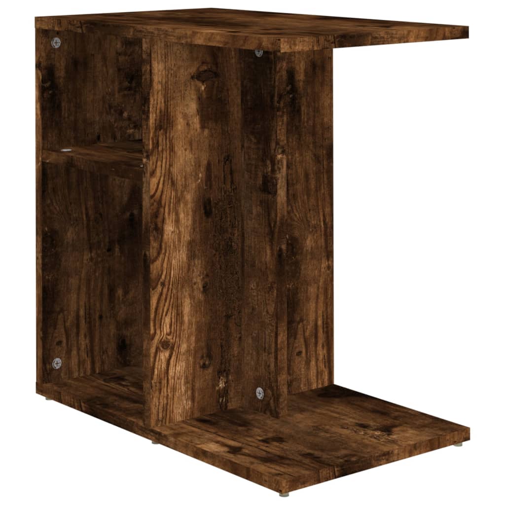 Tavolino da Salotto Rovere Fumo 50x30x50cm Legno Multistrato - homemem39