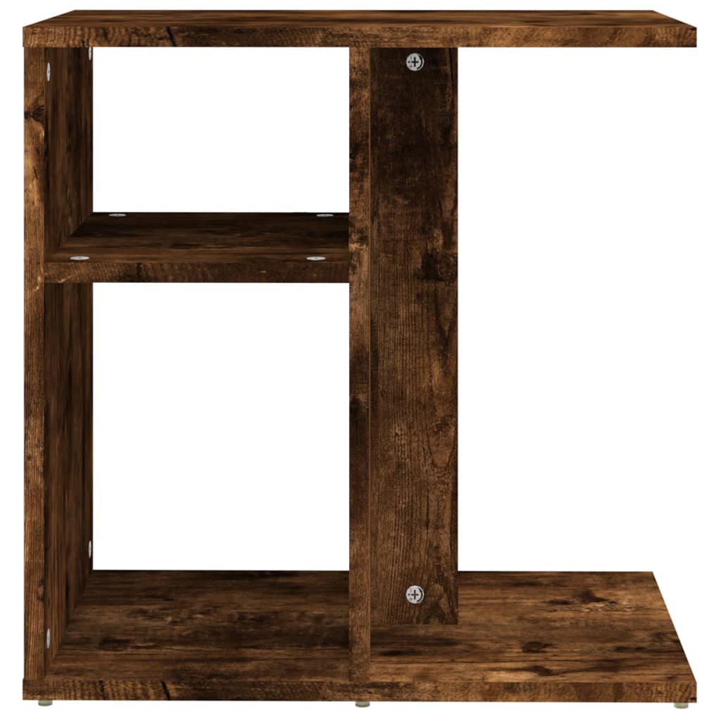 Tavolino da Salotto Rovere Fumo 50x30x50cm Legno Multistrato - homemem39