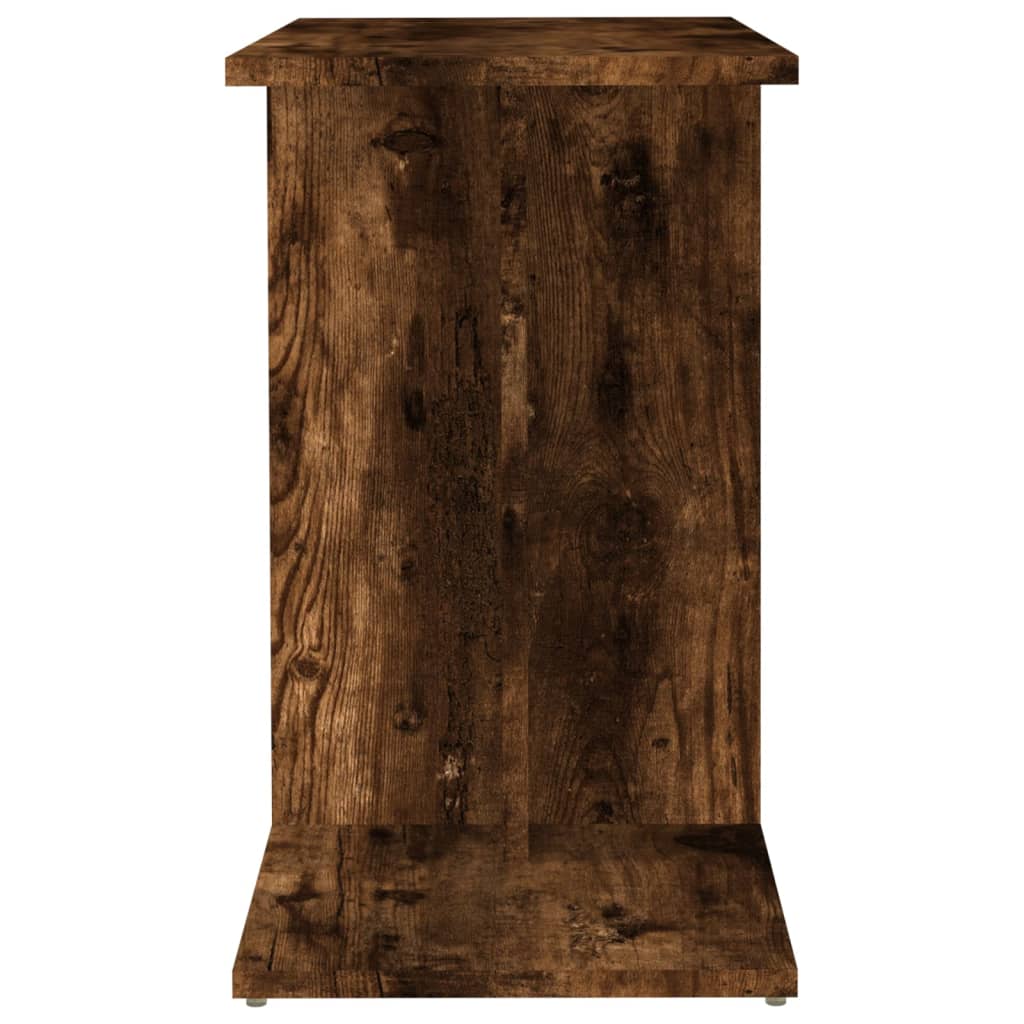 Tavolino da Salotto Rovere Fumo 50x30x50cm Legno Multistrato - homemem39