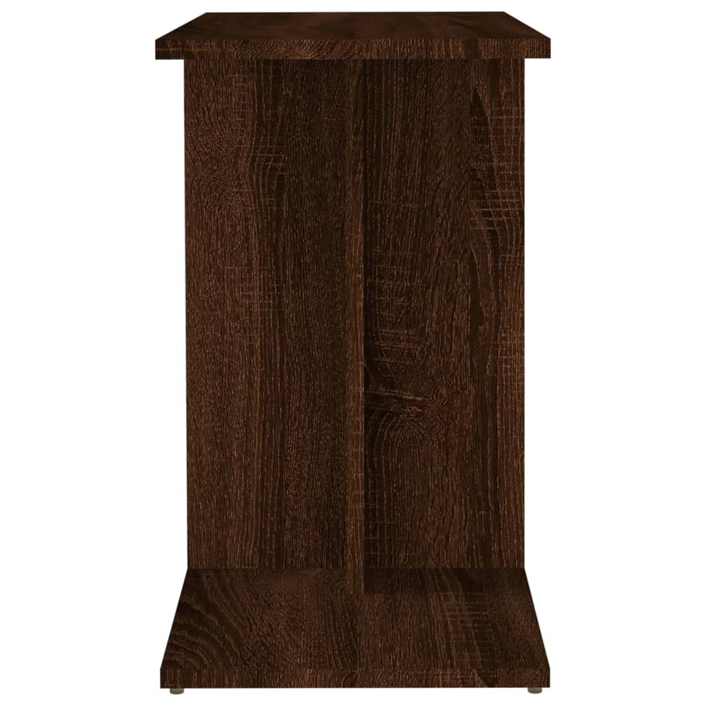 Tavolino da Salotto Rovere Marrone 50x30x50cm Legno Multistrato - homemem39