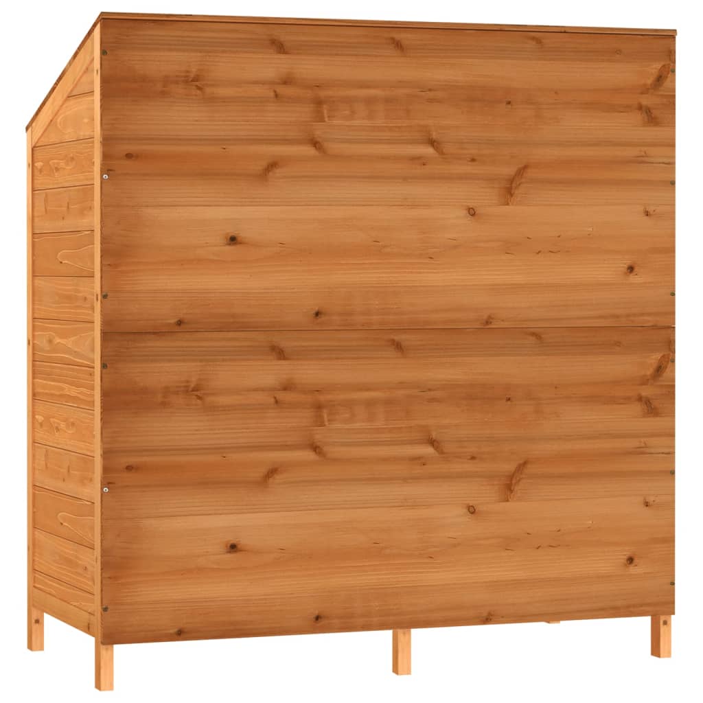 Capanno da Giardino Marrone 102x52x112 cm Legno Massello Abete - homemem39