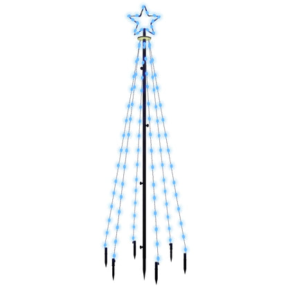 Albero di Natale con Puntale Blu 108 LED 180 cm - homemem39