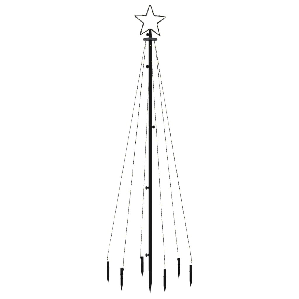 Albero di Natale con Puntale Blu 108 LED 180 cm - homemem39