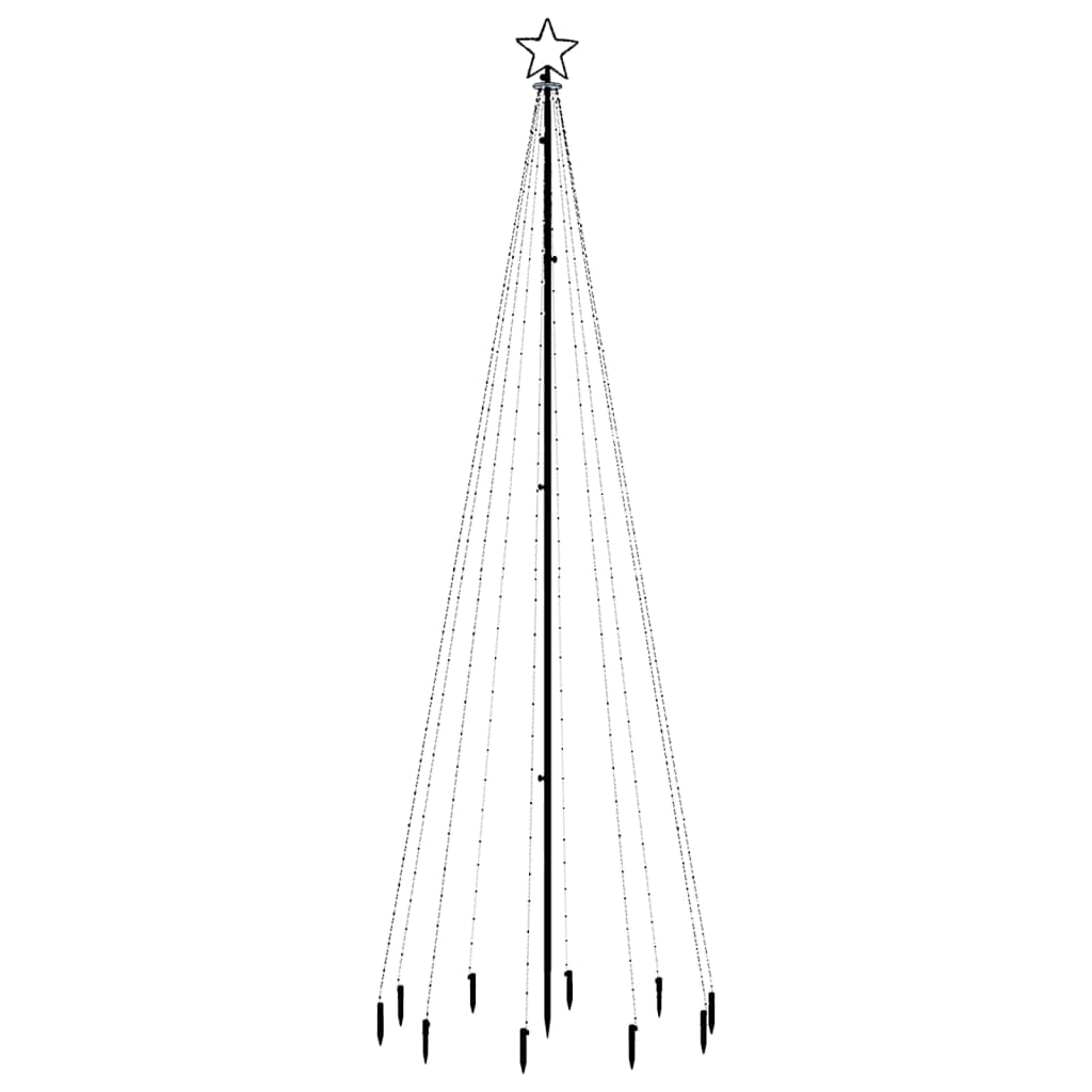 Albero di Natale con Puntale Blu 310 LED 300 cm - homemem39