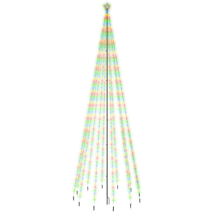 Albero di Natale con Puntale Colorato 732 LED 500 cm - homemem39