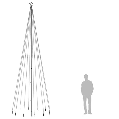 Albero di Natale con Puntale Colorato 732 LED 500 cm - homemem39