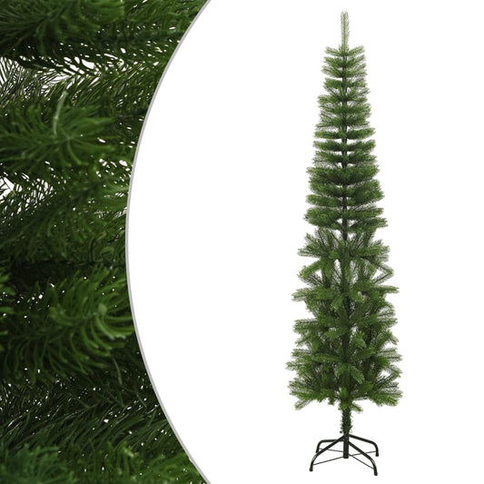 Albero di Natale Artificiale Sottile con Base 240 cm PE - homemem39