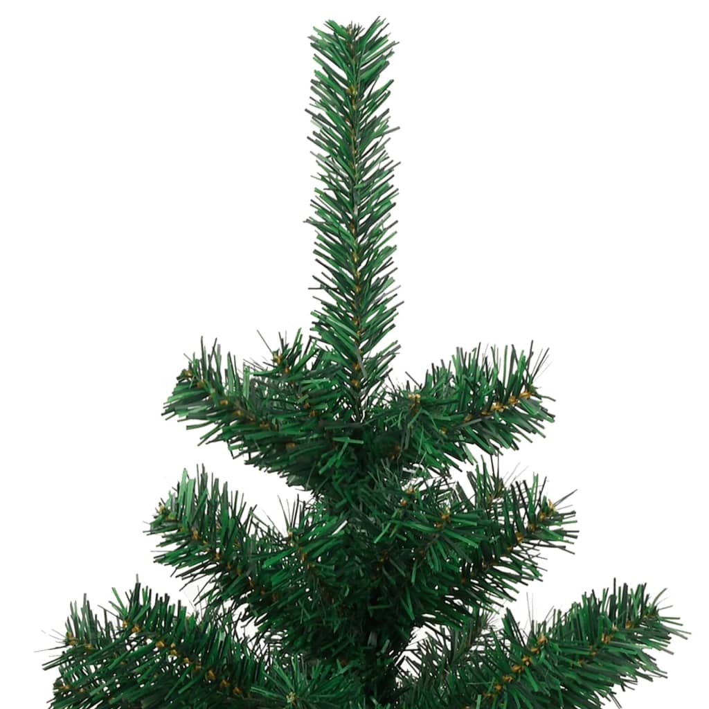 Albero di Natale Preilluminato con Vaso Verde 120 cm in PVC - homemem39