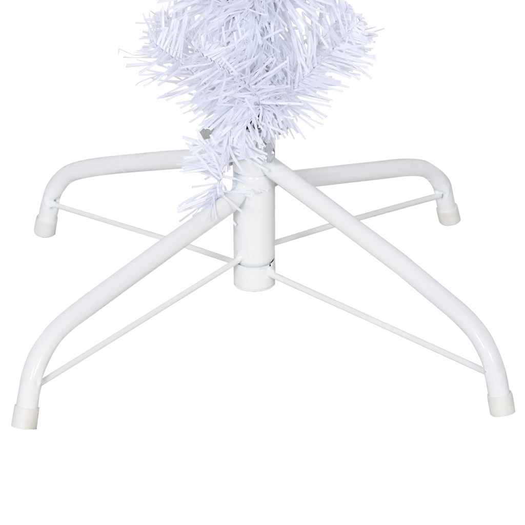 Albero di Natale Artificiale Capovolto con Base Bianco 150 cm - homemem39