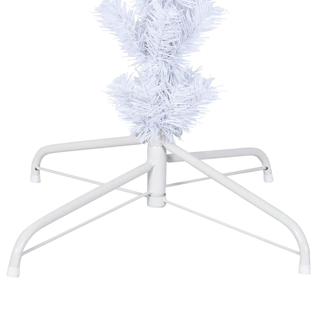 Albero di Natale Artificiale Capovolto con Base Bianco 180 cm - homemem39