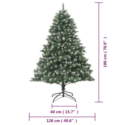 Albero di Natale Artificiale con Base 180 cm PVC