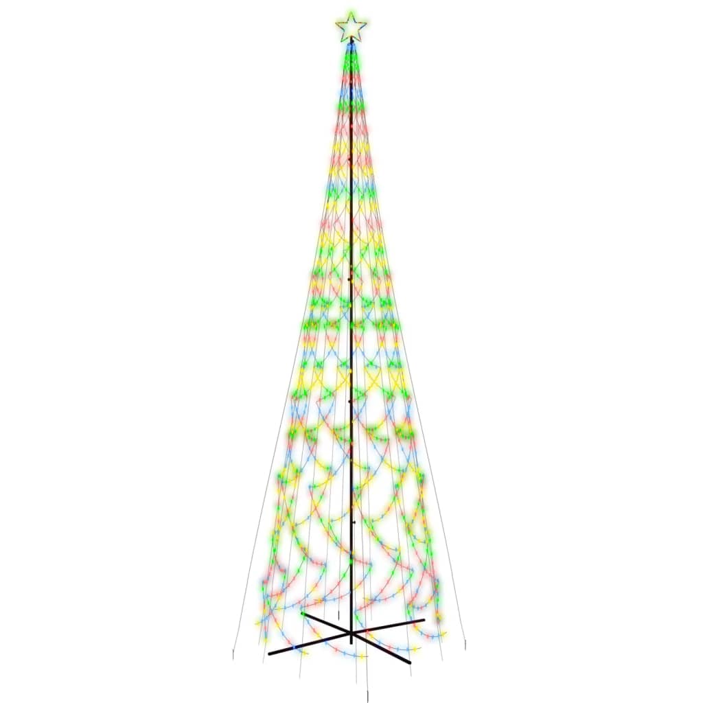 Albero di Natale a Cono Colorato 3000 LED 230x800 cm - homemem39