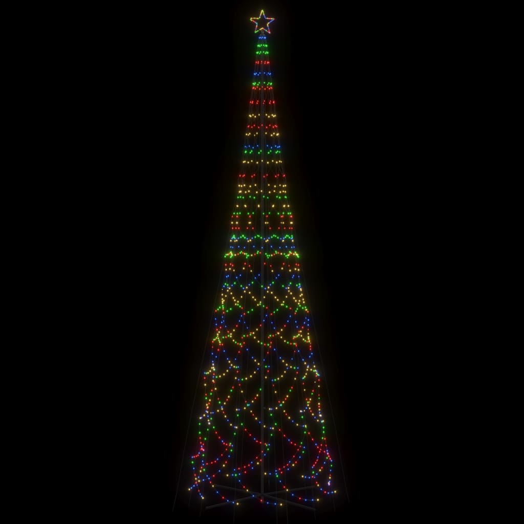 Albero di Natale a Cono Colorato 3000 LED 230x800 cm - homemem39