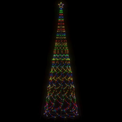 Albero di Natale a Cono Colorato 3000 LED 230x800 cm