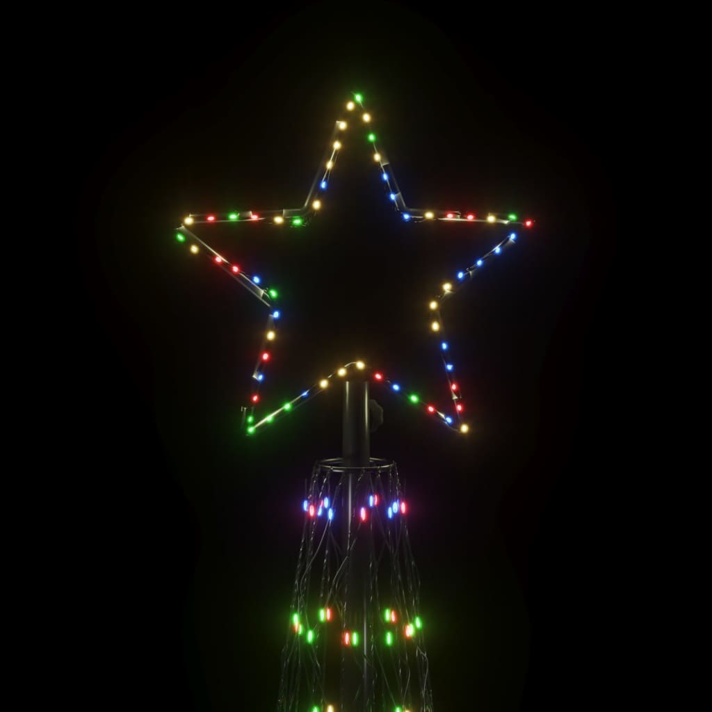 Albero di Natale a Cono Colorato 3000 LED 230x800 cm - homemem39