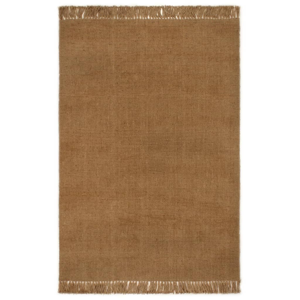 Tappeto con Nappe 160x230 cm Iuta