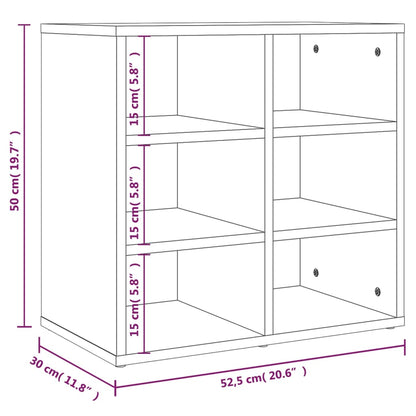 Scarpiere 2 pz Rovere Marrone 52,5x30x50 cm