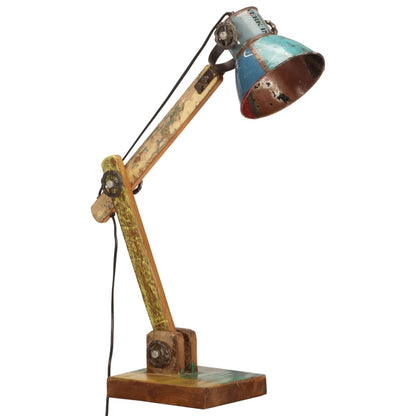 Lampada Scrivania Industriale Rotonda Multicolore 23x18x95 E27