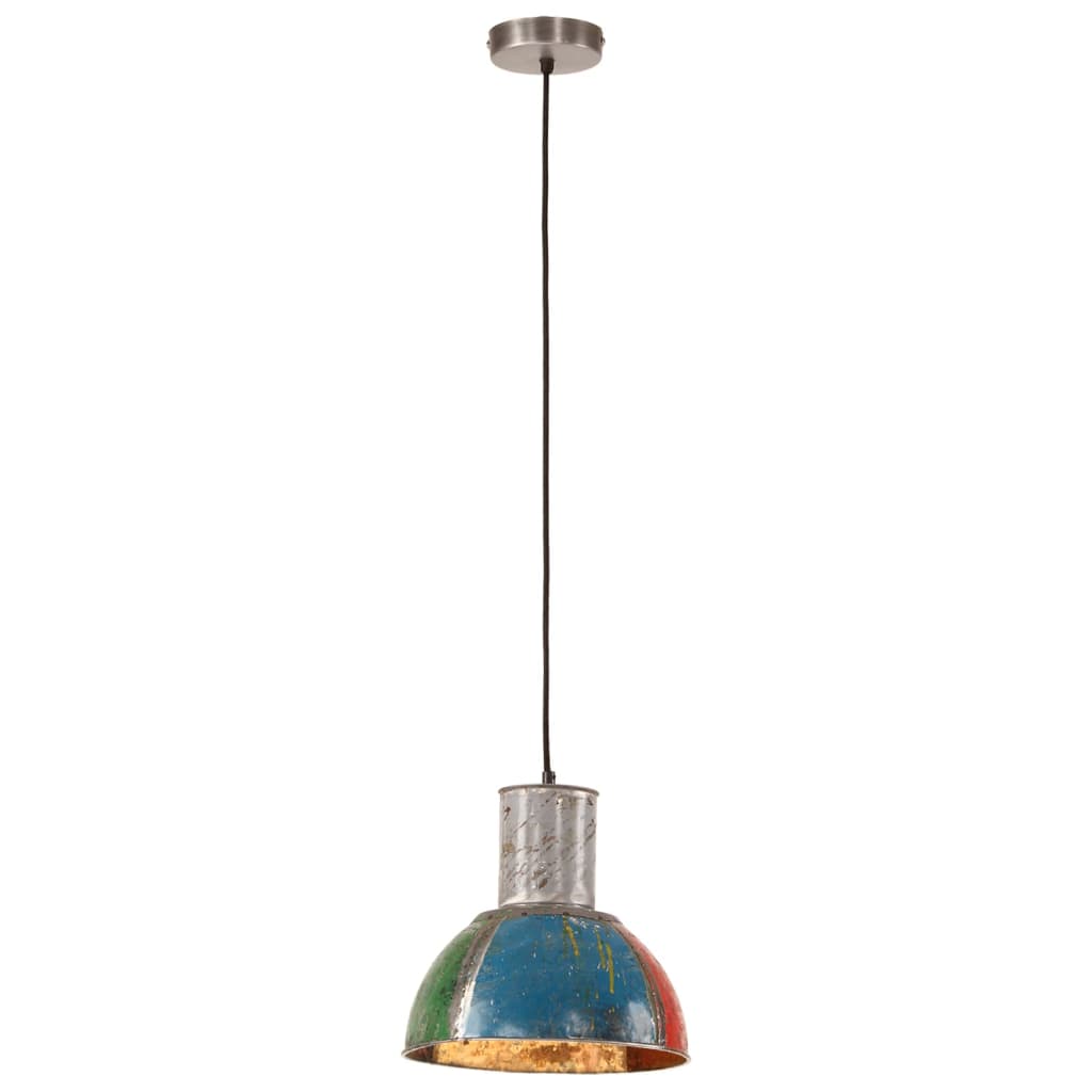 Lampada Sospesa Industriale 25 W Multicolore Rotonda 28,5cm E27