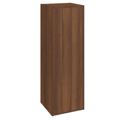 Set Mobili Porta TV 6 pz Rovere Marrone in Legno Multistrato