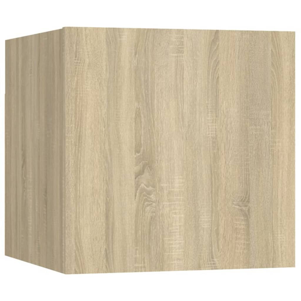 Set di Mobili Porta TV 5 pz Rovere Sonoma in Legno Multistrato