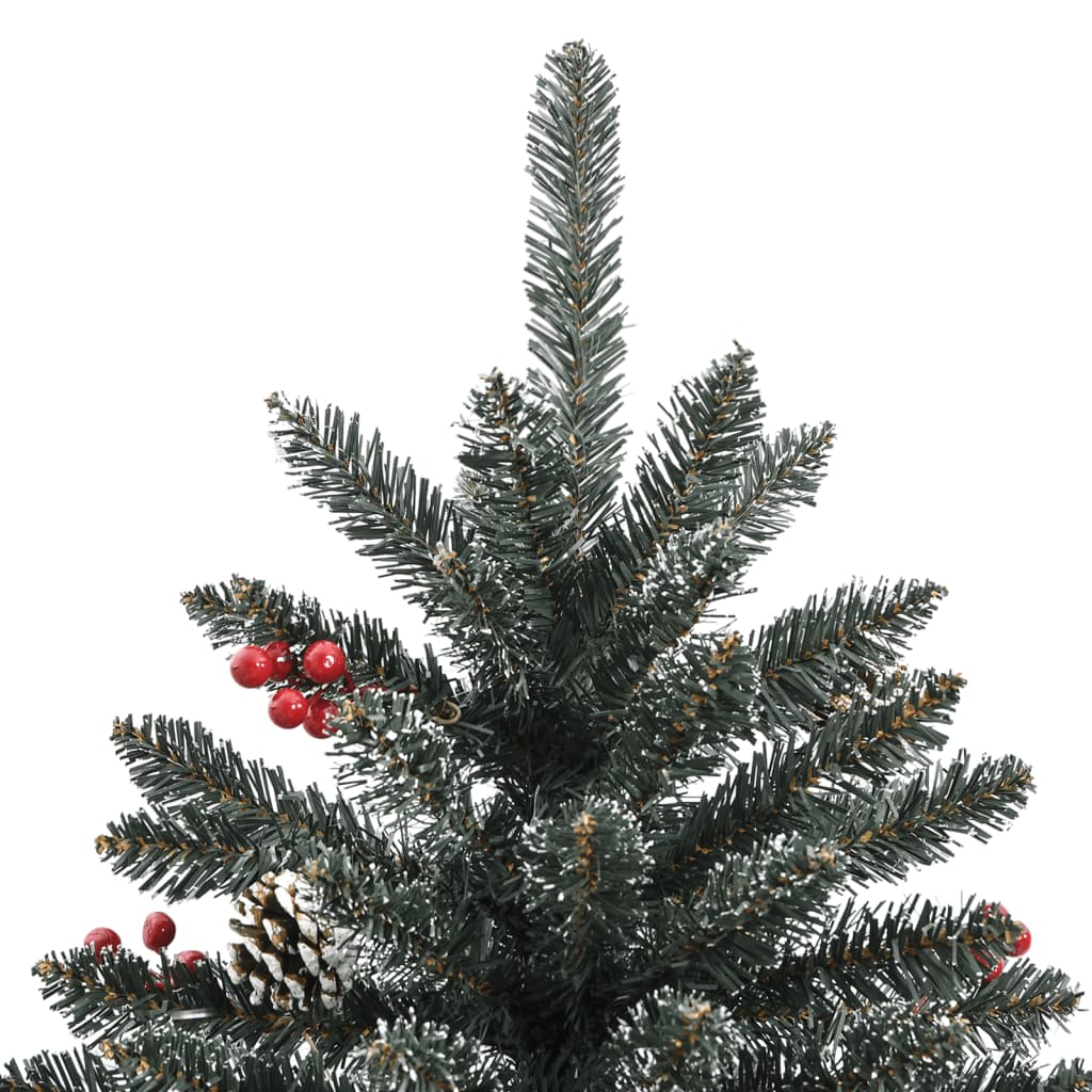 Albero di Natale Artificiale con Base Verde 150 cm PVC - homemem39