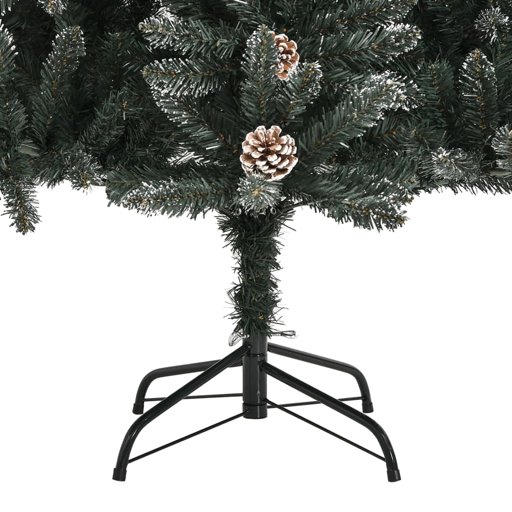 Albero di Natale Artificiale con Base Verde 150 cm PVC - homemem39