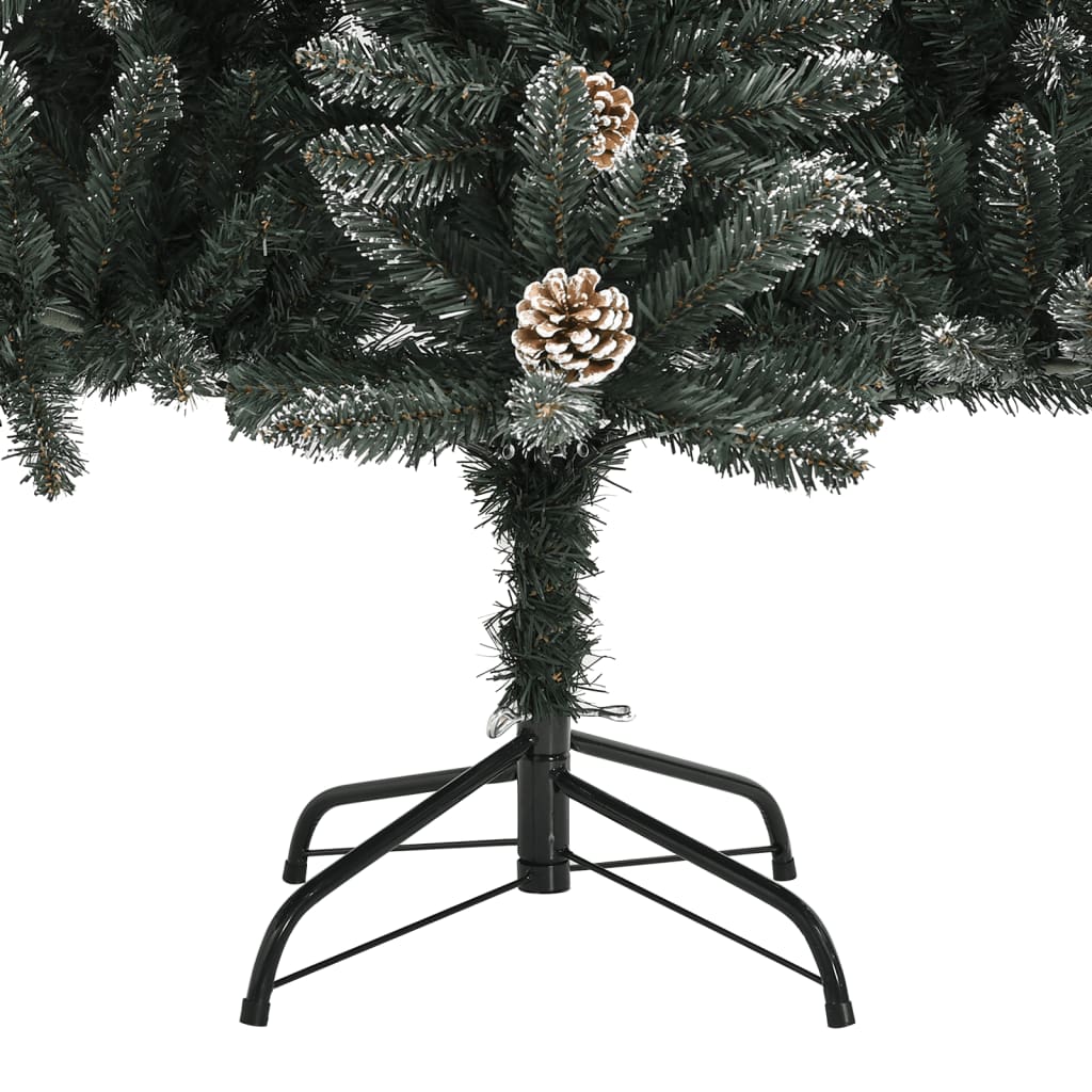 Albero di Natale Artificiale con Base Verde 210 cm PVC - homemem39