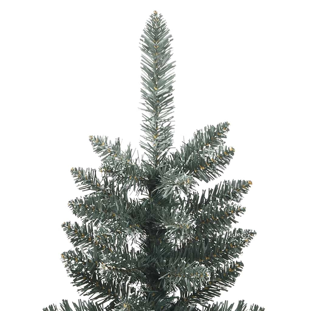 Albero di Natale Artificiale Sottile con Base Verde 180 cm PVC - homemem39