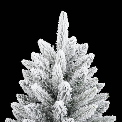 Albero di Natale Artificiale con Neve Floccata 180 cm PVC e PE