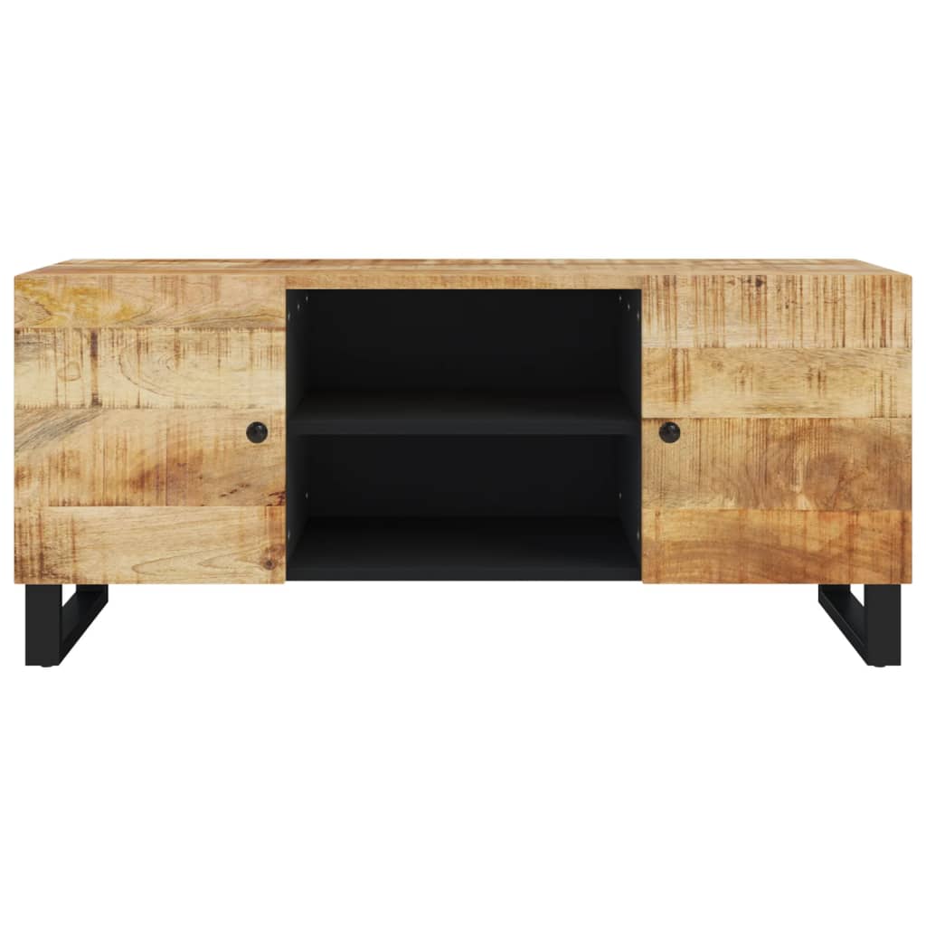 Mobile Porta TV 105x33x46cm in Legno Massello di Mango - homemem39