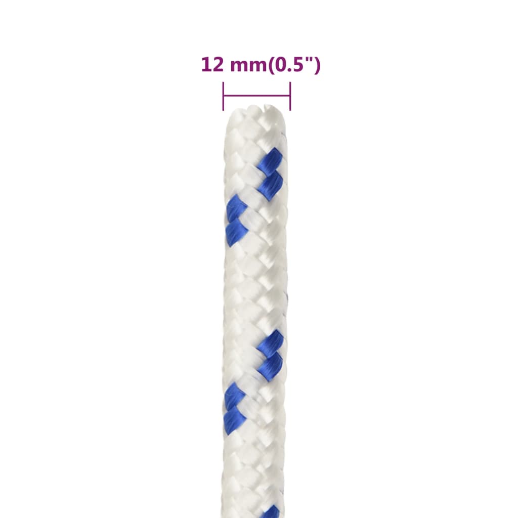 Corda per barca Bianca 12 mm 25 m in Polipropilene - homemem39