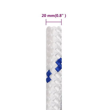 Corda per barca Bianca 20 mm 50 m in Polipropilene - homemem39